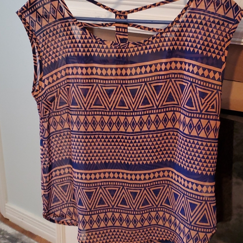 Sheer blouse